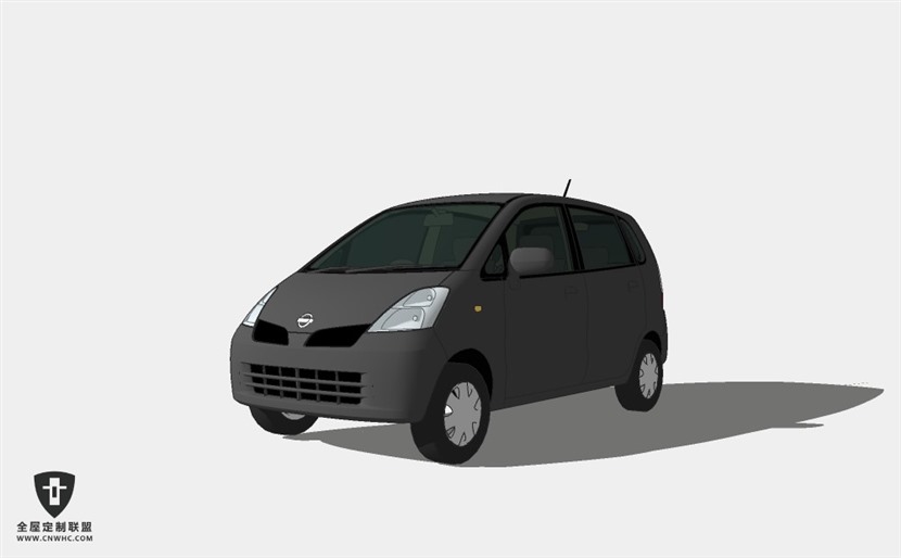 东风日产汽车Nissan Moco面包车 SketchUp模型库草图大师模型下载