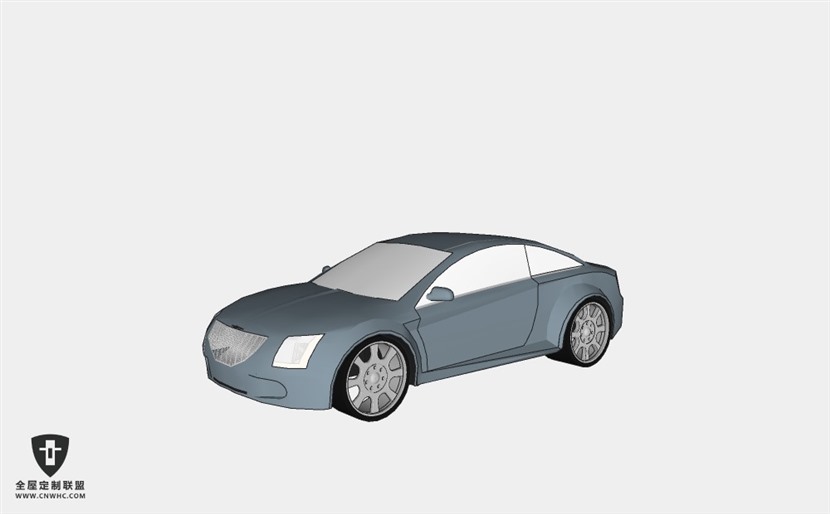 丰田汽车Royal Estrato 6.0 V12小轿车 SketchUp模型库草图大师模型下载