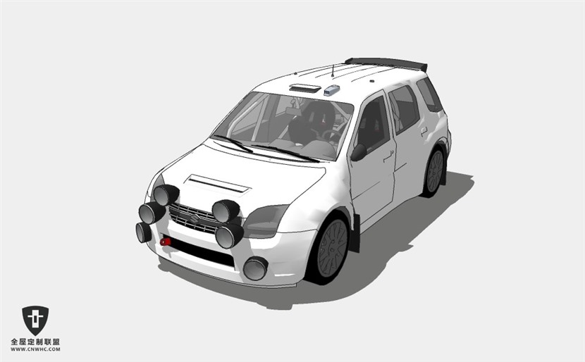 日本铃木汽车Suzuki Ignis Super轿车SketchUp模型库草图大师模型下载