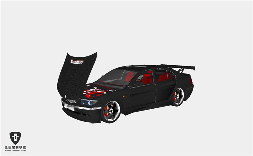 宝马小轿车汽车BMW 跑车赛车SketchUp模型库草图大师模型下载