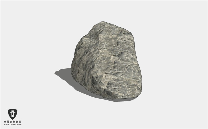 建筑景观假山石头SketchUp模型库草图大师模型下载Stone-015
