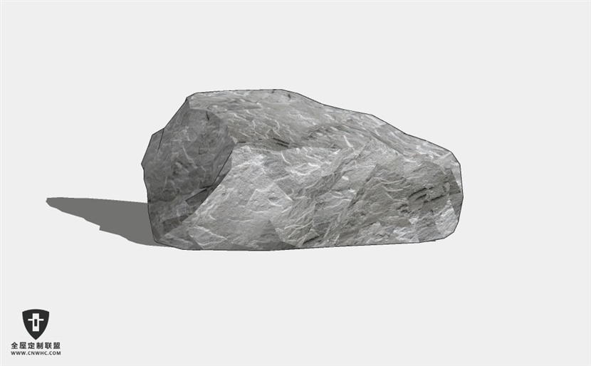 建筑景观假山石头SketchUp模型库草图大师模型下载Stone-031