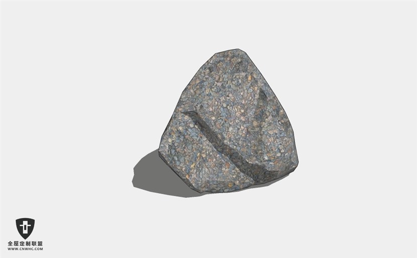 建筑景观假山石头SketchUp模型库草图大师模型下载Stone-032