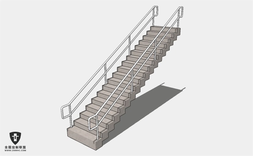 旋转楼梯SketchUp模型库草图大师模型下载068