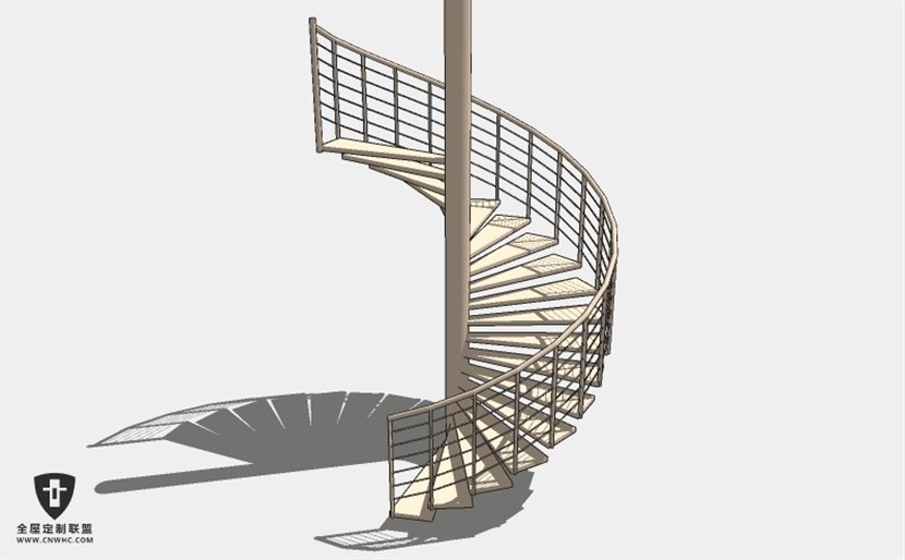 旋转楼梯SketchUp模型库草图大师模型下载069