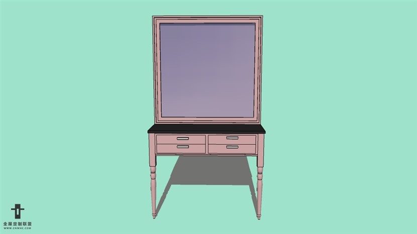 SketchUp草图大师精品欧式桌子模型下载-121SKP模型