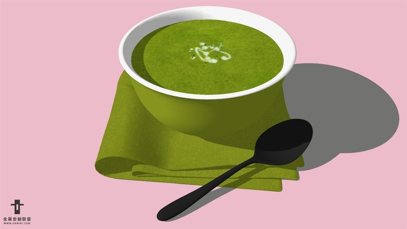 SketchUp摆设模型草图大师食物组合模型下载-199SKP模型