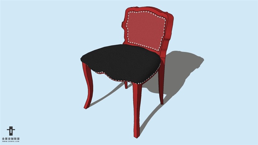 SketchUp草图大师精品欧式椅子模型下载-Chair-032SKP模型