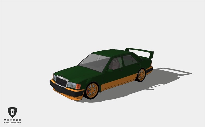 交通工具汽车EVO II赛车SketchUp模型库草图大师模型下载