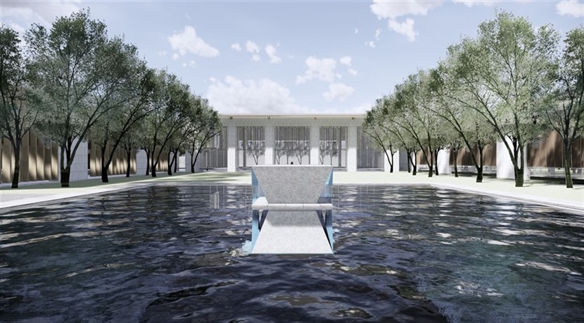 Enscape场景草图大师商业空间模型大型私人会所SU模型下载0124