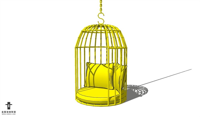 SketchUp精品鸡蛋椅模型草图大师吊椅模型下载-Chair-009