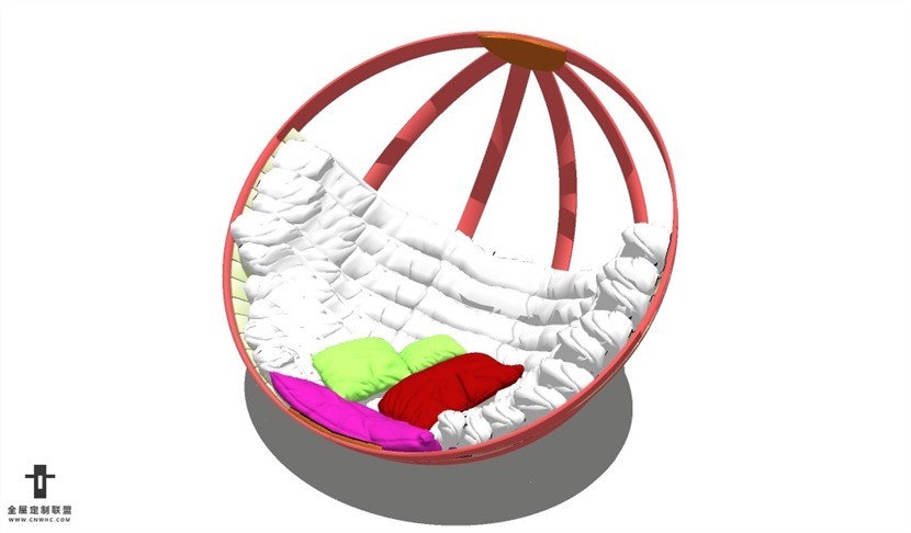 SketchUp精品鸡蛋椅模型草图大师吊椅模型下载-Chair-011