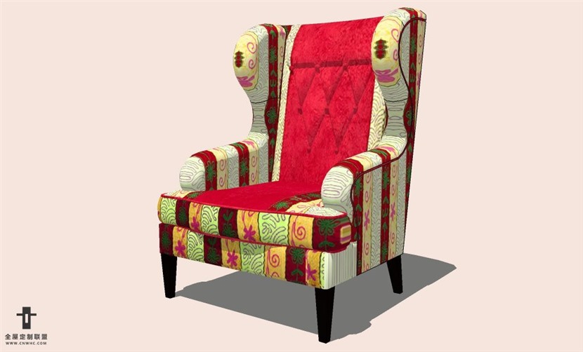 SketchUp草图大师单人沙发SU模型下载-Sofa-121SKP模型