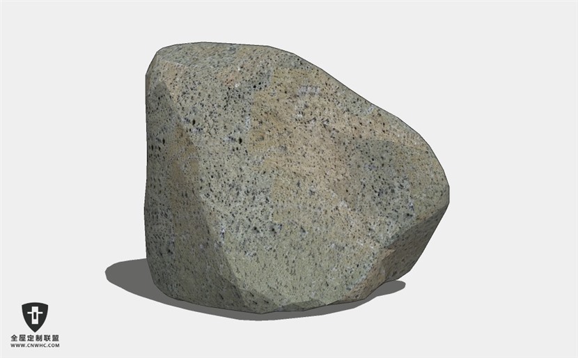 建筑景观假山石头SketchUp模型库草图大师模型下载Stone-050
