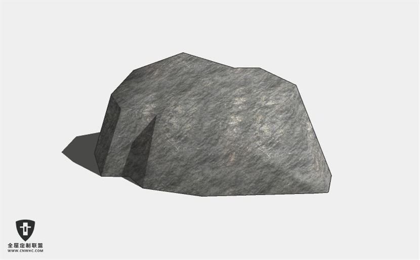 建筑景观假山石头SketchUp模型库草图大师模型下载Stone-068