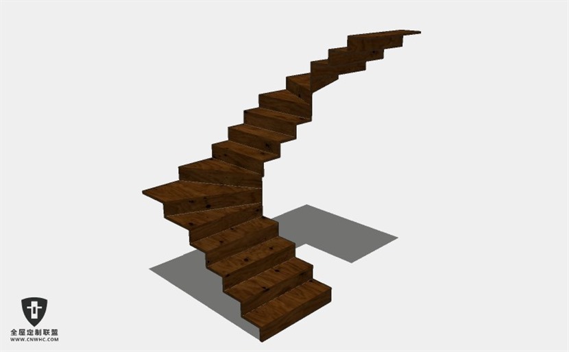 旋转楼梯SketchUp模型库草图大师模型下载077