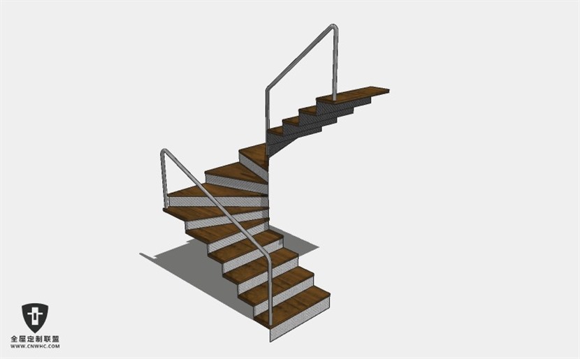 旋转楼梯SketchUp模型库草图大师模型下载079