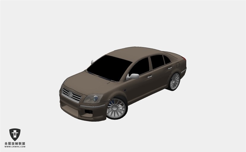 丰田汽车toyota_avenssis小轿车SketchUp模型库草图大师模型下载