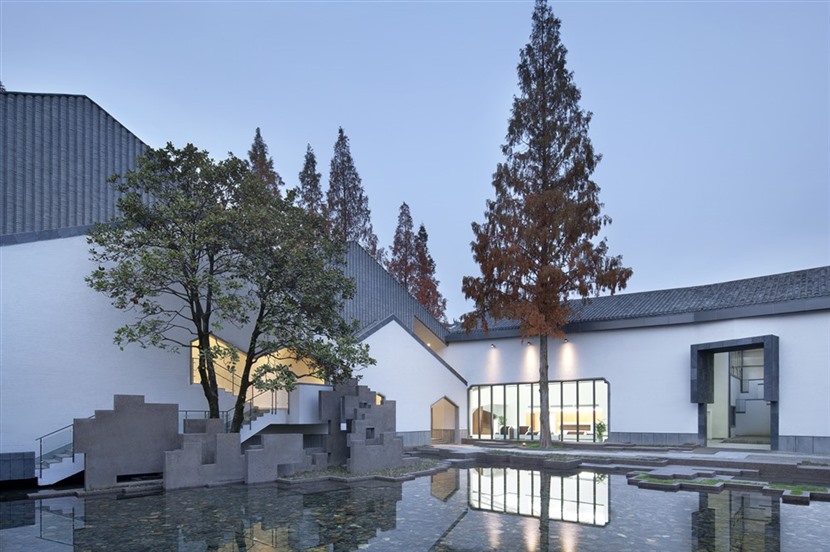 草图大师Enscape建筑模型SketchUp绩溪博物馆SU模型下载0132