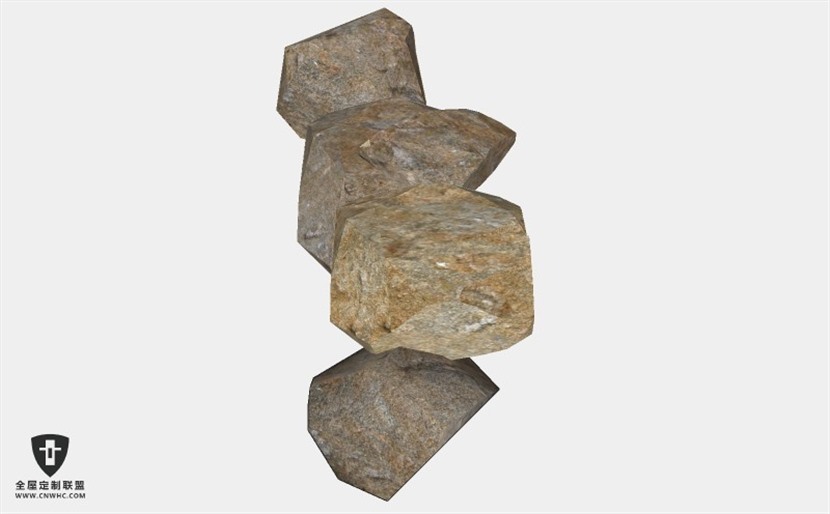 建筑景观假山石头SketchUp模型库草图大师模型下载Stone-075