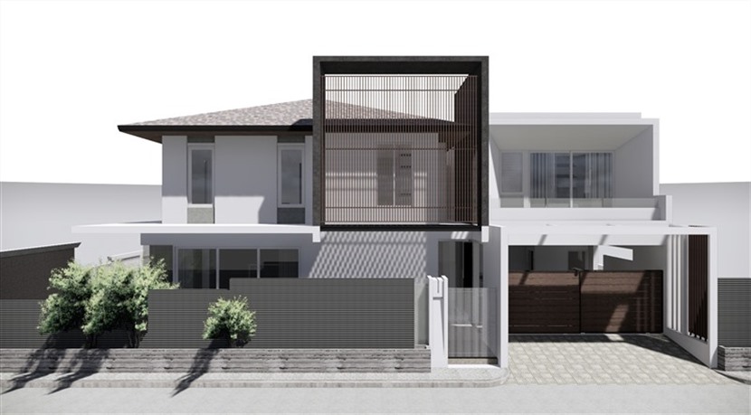 草图大师现代别墅住宅模型室外SU模型下载0178