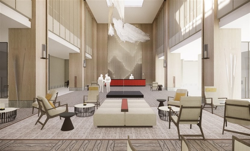 草图大师商业设计Enscape场景模型酒店大堂SU模型下载0122