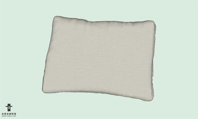 SketchUp草图大师精品布艺抱枕模型下载-pillows-538SKP模型
