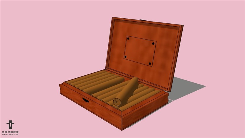 SketchUp雪茄模型草图大师摆设组合模型下载-302SKP模型