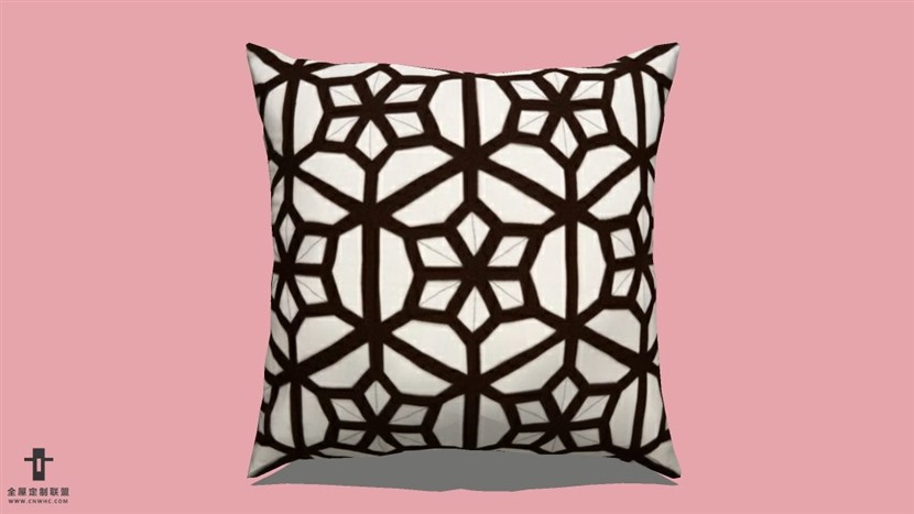 SketchUp草图大师精品布艺抱枕模型下载-pillows-235SKP模型