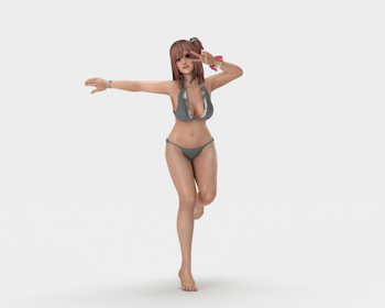 VRay for SketchUp草图大师动漫人物角色SU模型下载003