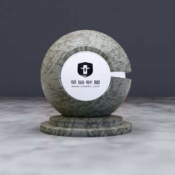 草图大师石头墙漆壁纸SU材质库007