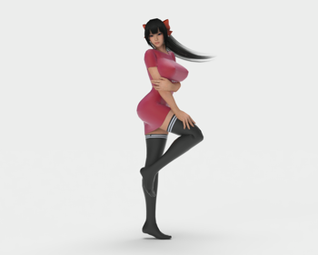 VRay for SketchUp草图大师动漫人物角色SU模型下载011