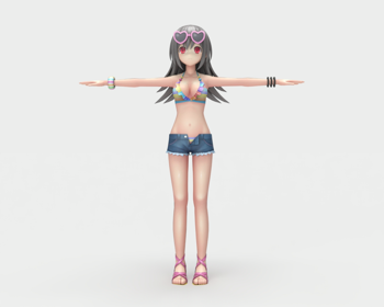 VRay for SketchUp草图大师初音模型动漫角色SU模型下载012