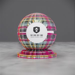 草图大师面料布料SU材质库030