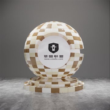草图大师马赛克瓷砖SU材质库067
