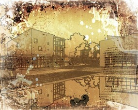 SketchUp Styles Builder草图大师风格模板042
