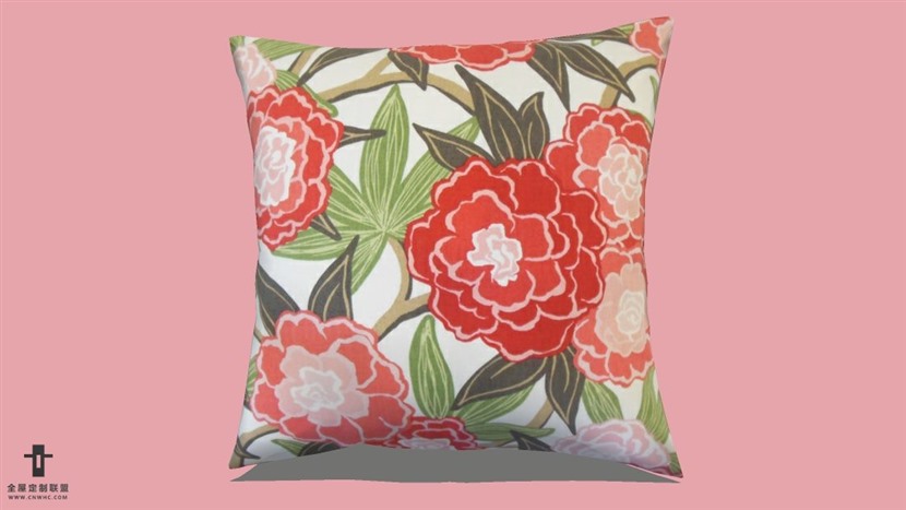 SketchUp草图大师精品布艺抱枕模型下载-pillows-308SKP模型