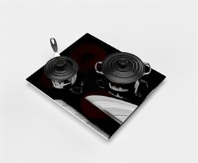 Vray材质厨房电器草图大师电磁炉SU模型下载103