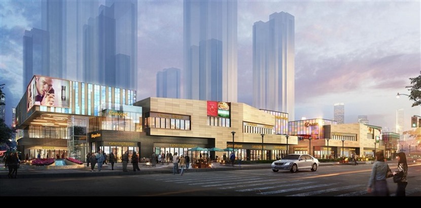 商业街SketchUp建筑设计方案模型下载642