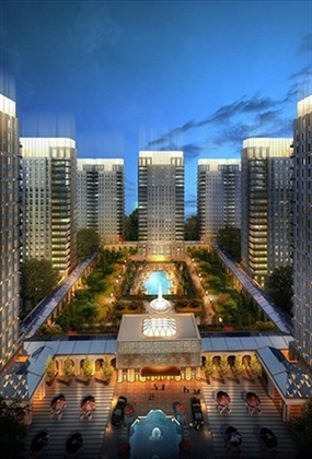 保利杨浦豪宅上海投标草图大师SU建筑设计方案模型下载523