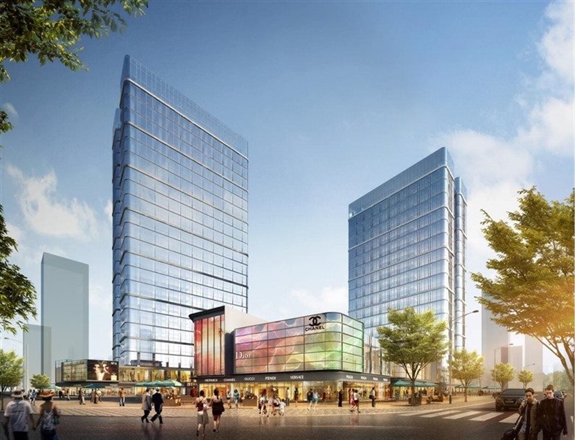 北京通州绿地中央广场草图大师SU建筑设计方案模型下载532
