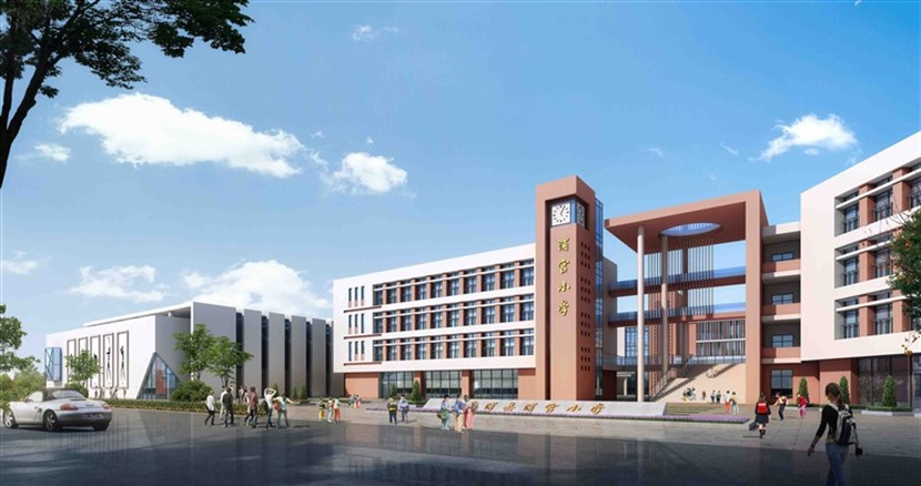 浦宫小学SketchUp建筑设计方案模型下载632