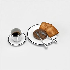 Vray for SketchUp食物模型草图大师面包牛排模型下载033
