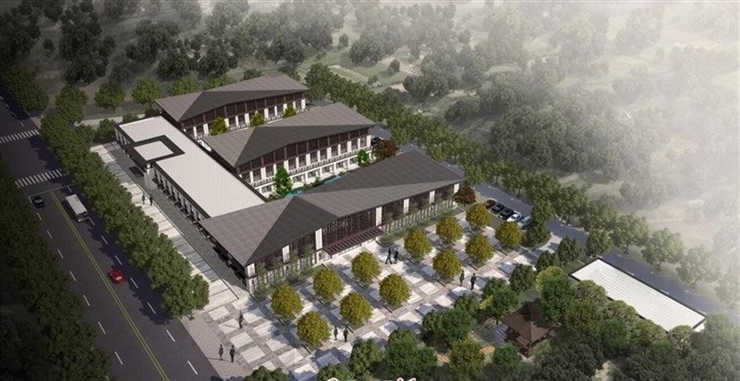 文化交流中心SketchUp建筑设计方案模型下载692