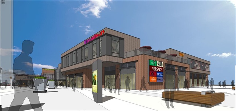 现代商业街SketchUp建筑设计方案模型下载462