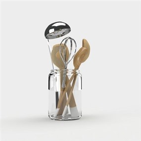 Vray for SketchUp厨房厨具模型饭勺SU模型下载025