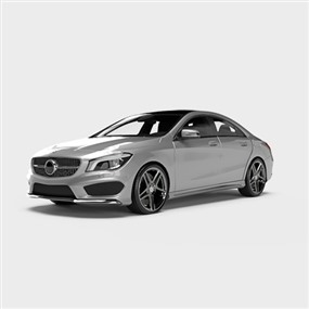Vray for SketchUp奔驰CLA轿车模型下载090