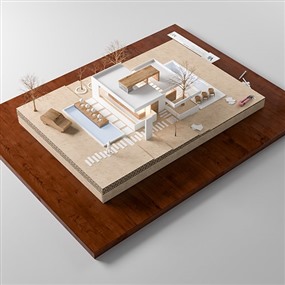 Vray材质SketchUp室外建筑场景模型下载006