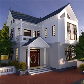 Vray材质SketchUp室外建筑场景模型下载027