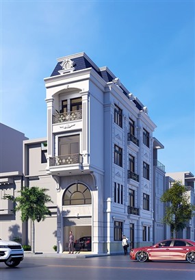 Vray材质SketchUp室外建筑场景模型下载035